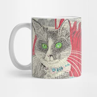 Tuxedo cat Mug